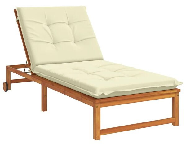 Jastučić za ležaljku GEMERT 100% poliester Krem 190 x 70 x 9 cm - Krem 190 x 70 x 9 cm Poliester