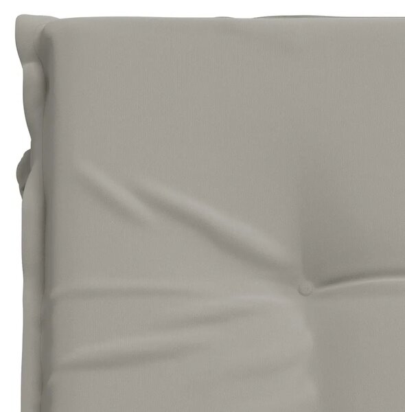 Jastučić za ležaljku GEMERT 100% poliester Siva 190 x 60 x 9 cm - Siva 190 x 60 x 9 cm Poliester