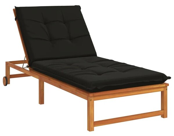 Jastučić za ležaljku GEMERT 100% poliester Crna 190 x 70 x 9 cm - Crna 190 x 70 x 9 cm Poliester
