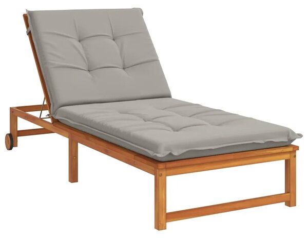Jastučić za ležaljku GEMERT 100% poliester Siva 190 x 70 x 9 cm - Siva 190 x 70 x 9 cm Poliester