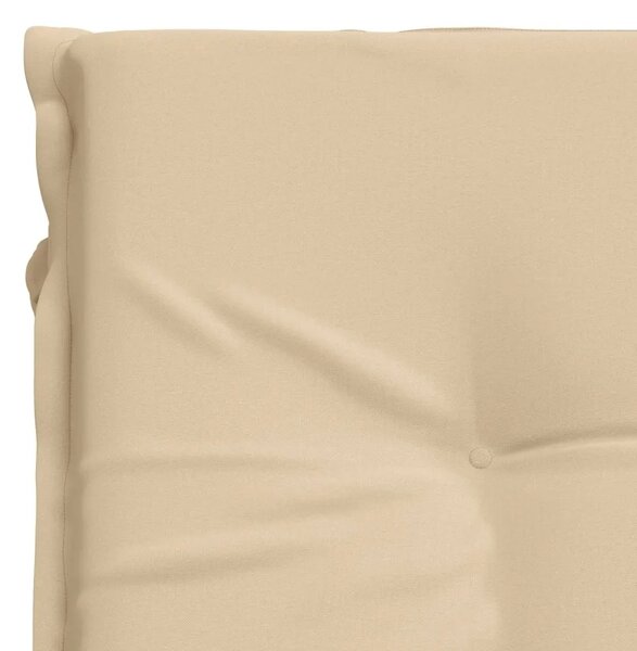 Jastučić za ležaljku GEMERT 100% poliester Krem 190 x 60 x 9 cm - Krem 190 x 60 x 9 cm Melange