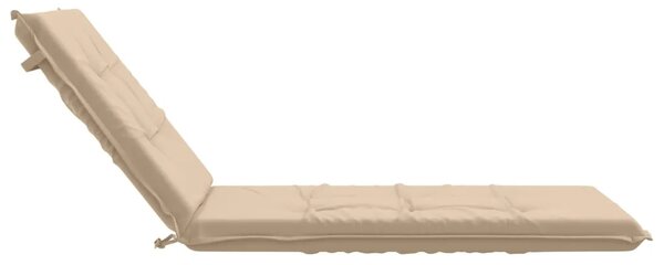 Jastučić za ležaljku GEMERT 100% poliester Krem 190 x 80 x 9 cm - Krem 190 x 80 x 9 cm Melange