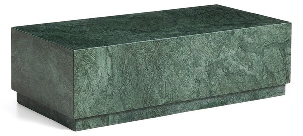 Zeleni mramorni stolić za kavu 50x100 cm Sorein – Kave Home