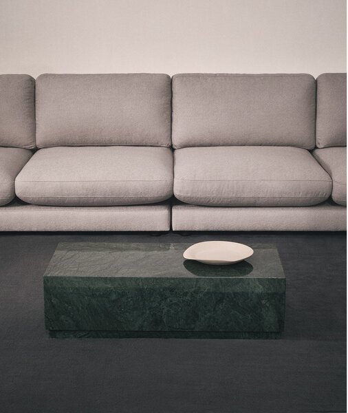 Zeleni mramorni stolić za kavu 50x100 cm Sorein – Kave Home