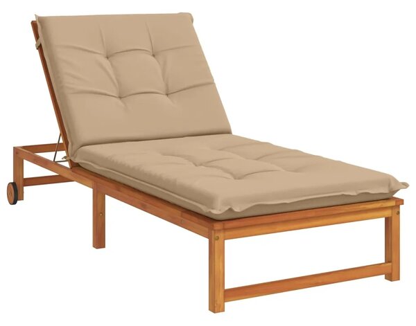 Jastučić za ležaljku GEMERT 100% poliester Pijesak - Pijesak 190 x 80 x 9 cm Melange