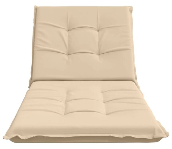 Jastučić za ležaljku GEMERT 100% poliester Krem 190 x 80 x 9 cm - Krem 190 x 80 x 9 cm Melange