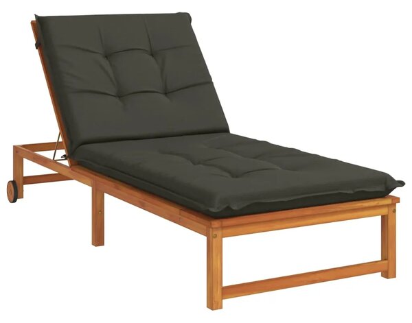 Jastučić za ležaljku GEMERT 100% poliester Antracit - Antracit 190 x 70 x 9 cm Melange