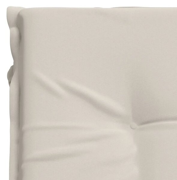 Jastučić za ležaljku GEMERT 100% poliester Bijela - Bijela 190 x 50 x 9 cm Melange