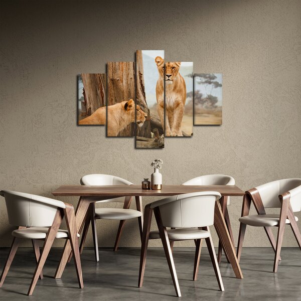 Slika - dvije lavice (150x105 cm)