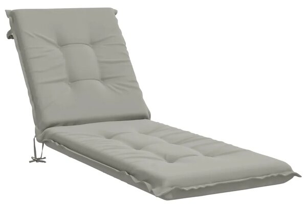 Jastučić za ležaljku GEMERT 100% poliester Siva 190 x 60 x 9 cm - Siva 190 x 60 x 9 cm Poliester