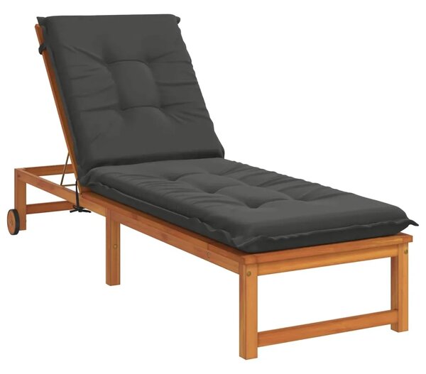 Jastučić za ležaljku GEMERT 100% poliester Antracit - Antracit 190 x 60 x 9 cm Poliester