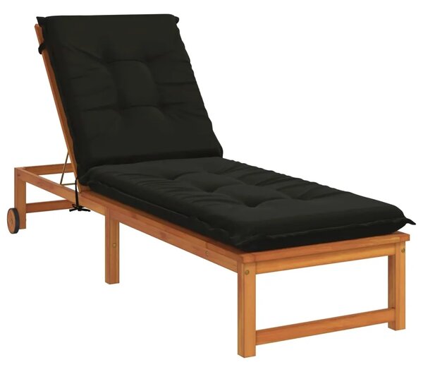 Jastučić za ležaljku GEMERT 100% poliester Crna 190 x 50 x 9 cm - Crna 190 x 50 x 9 cm Poliester