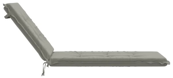 Jastučić za ležaljku GEMERT 100% poliester Siva 190 x 60 x 9 cm - Siva 190 x 60 x 9 cm Poliester
