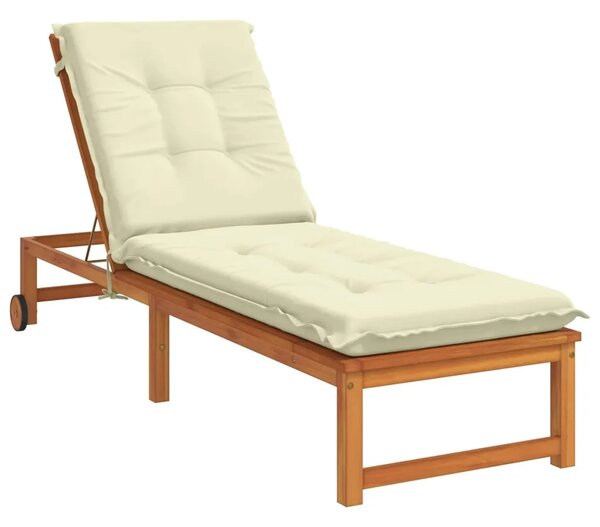 Jastučić za ležaljku GEMERT 100% poliester Krem 190 x 50 x 9 cm - Krem 190 x 50 x 9 cm Poliester