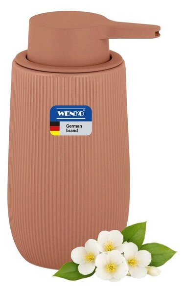 Smeđi plastičan dozator sapuna 400 ml Fablo – Wenko