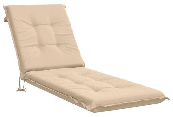 Jastučić za ležaljku GEMERT 100% poliester Krem 190 x 60 x 9 cm - Krem 190 x 60 x 9 cm Melange