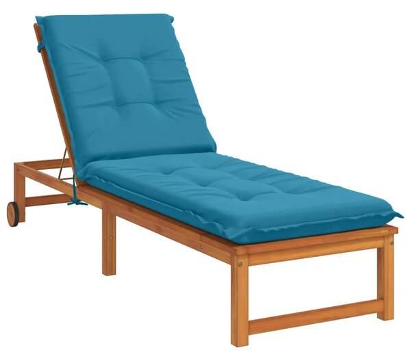 Jastučić za ležaljku GEMERT 100% poliester Svjetloplava - Svjetloplava 190 x 60 x 9 cm Poliester