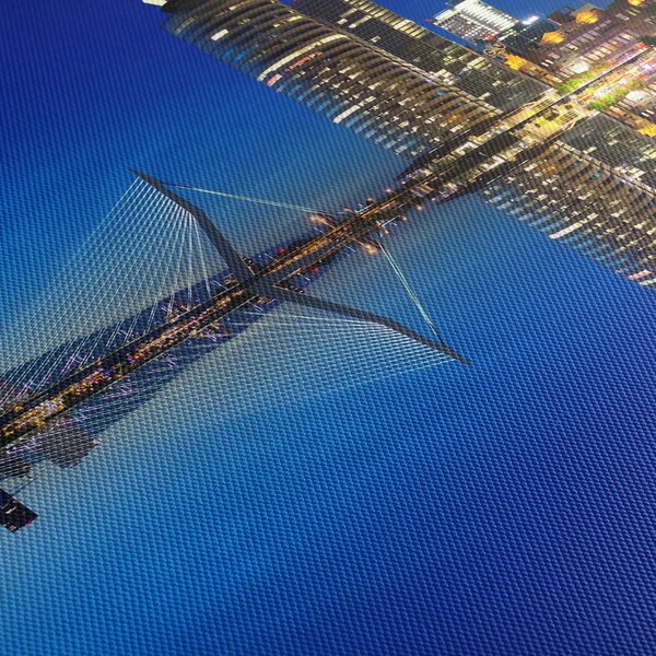 Slika - noćni Rotterdam (150x105 cm)