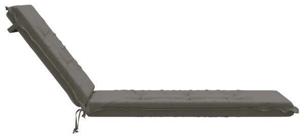 Jastučić za ležaljku GEMERT 100% poliester Siva 190 x 50 x 9 cm - Siva 190 x 50 x 9 cm Melange