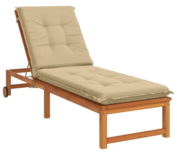 Jastučić za ležaljku GEMERT 100% poliester Bež 190 x 50 x 9 cm - Bež 190 x 50 x 9 cm Poliester