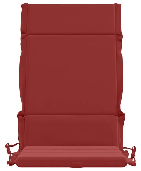 Jastuk za stolac s visokim naslonom GEMERT 6 kom. - Burgundac (poliester) 120 x 50 x 3 cm 6