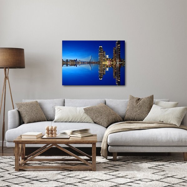 Slika - noćni Rotterdam (70x50 cm)