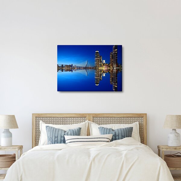 Slika - noćni Rotterdam (70x50 cm)