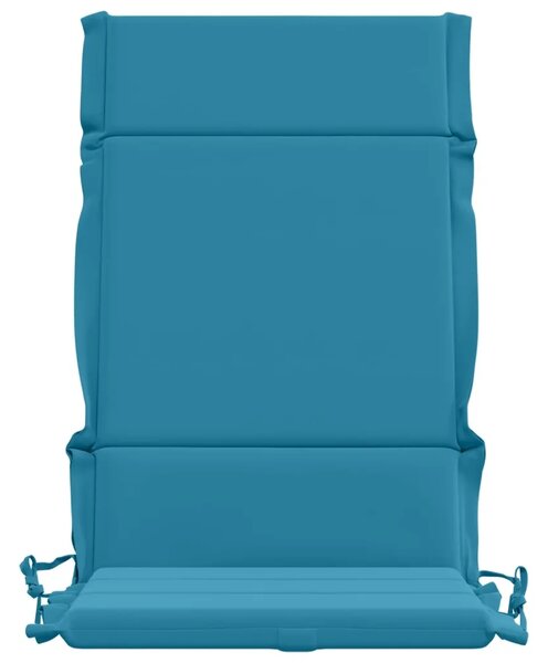 Jastuk za stolac s visokim naslonom GEMERT 6 kom. - Svijetlo plava (polister) 120 x 50 x 3 cm 6