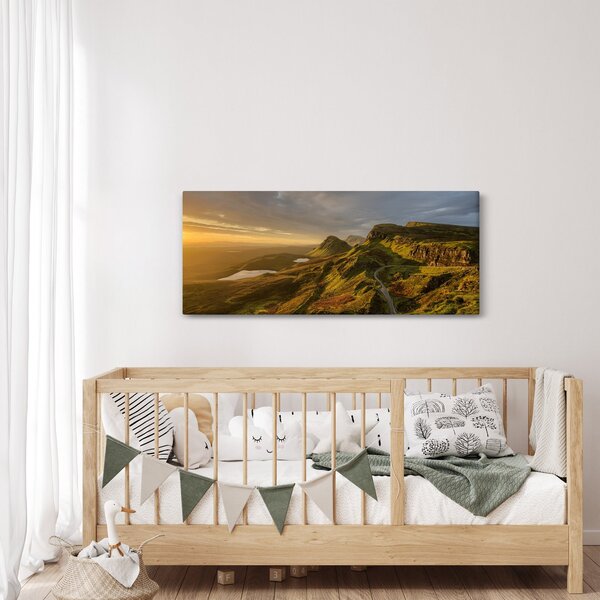 Slika planinskog lanca (120x50 cm)