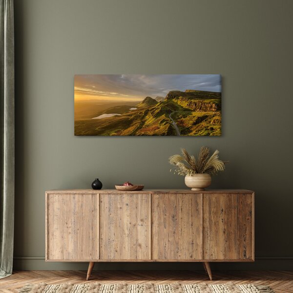 Slika planinskog lanca (120x50 cm)