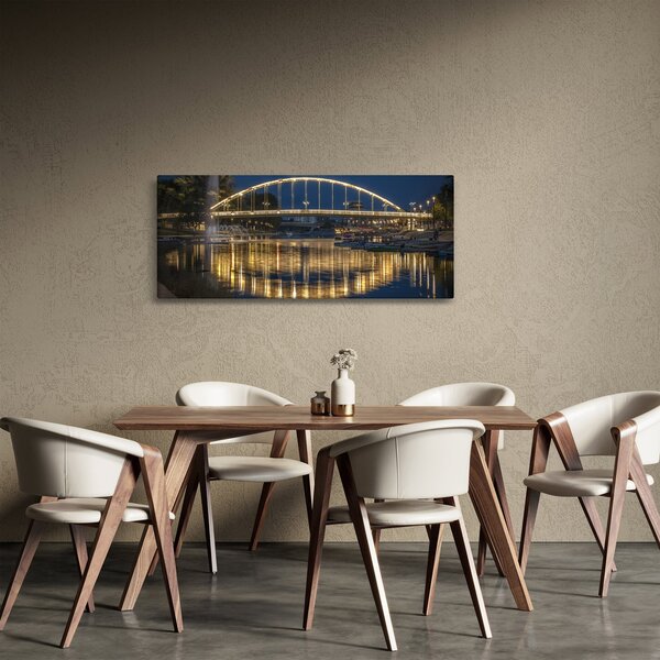 Slika mosta s fontanom (120x50 cm)