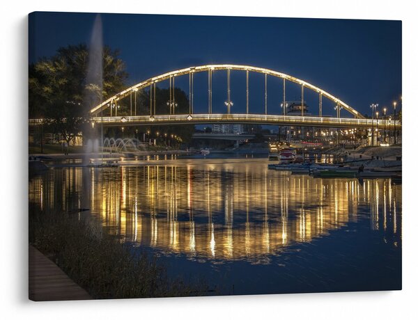 Slika mosta s fontanom (70x50 cm)