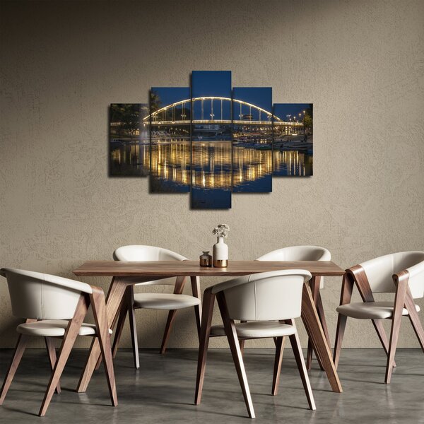 Slika mosta s fontanom (150x105 cm)
