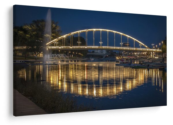 Slika mosta s fontanom (90x60 cm)