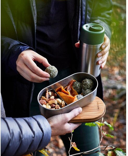 Kutija za ručak 2 kom s pregradama Bento – Black + Blum
