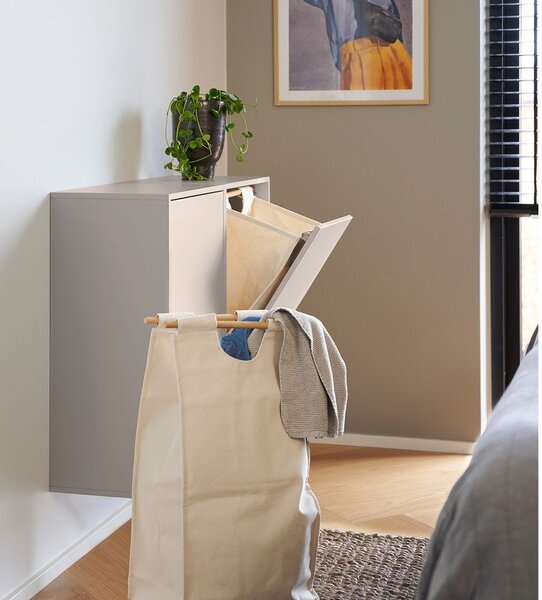 Svijetlo siva zidna košara za rublje Laundry Box – ReCollector
