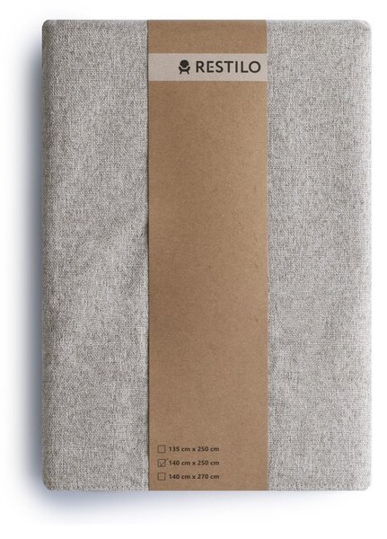Smeđe-siva zatamnjujuća zavjesa 140x250 cm Corita – Restilo