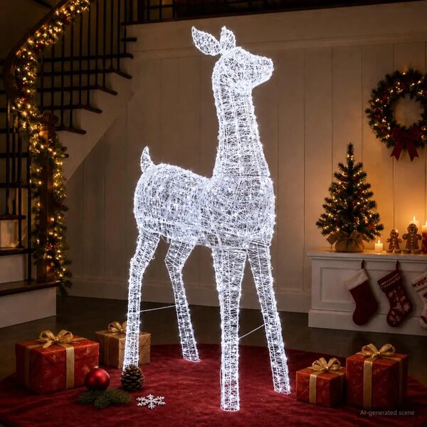 Božićna LED figura soba LOVIISA 900 LED lampica Hladno bijela - Hladna bijela