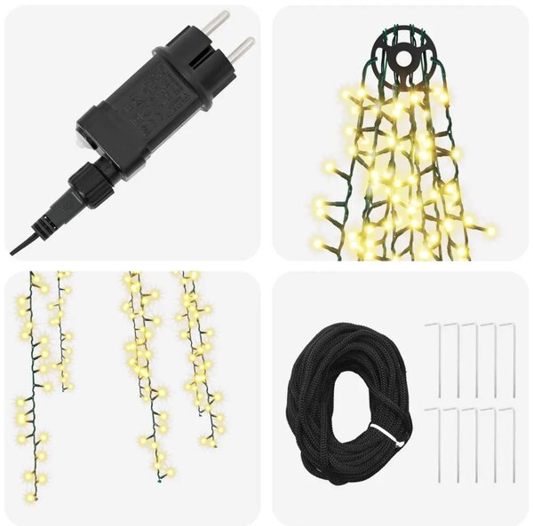 Svjetla za božićno drvce s 10 LED dioda 1550 LED lampica - 300 cm