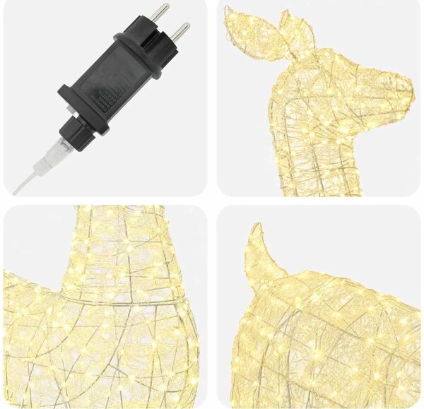 Božićna LED figura soba LOVIISA 900 LED lampica Topla bijela - Topla bijela