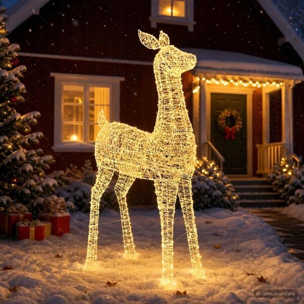 Božićna LED figura soba LOVIISA 900 LED lampica Topla bijela - Topla bijela