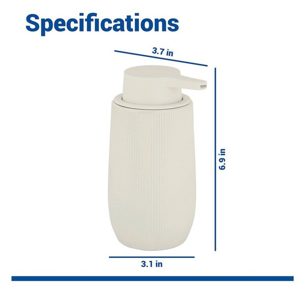 Krem plastičan dozator sapuna 400 ml Fablo – Wenko