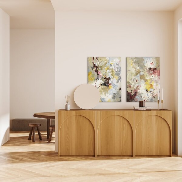 Slika s ručno oslikanim elementima 60x80 cm Free Play 1 – Malerifabrikken