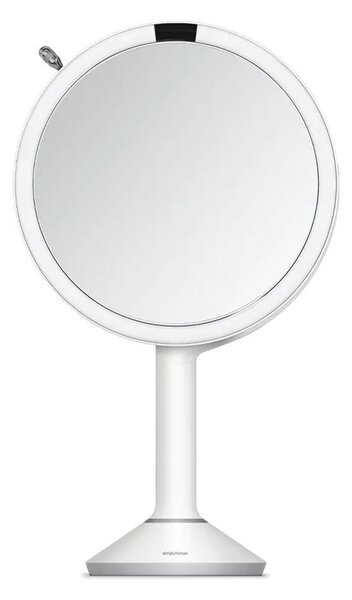 Kozmetičko ogledalo s osvjetljenjem/povećavajuće (5x) ø 20 cm Sensor Trio – simplehuman