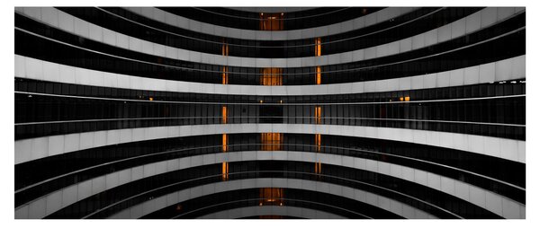 Apstraktna slika - zgrada (120x50 cm)