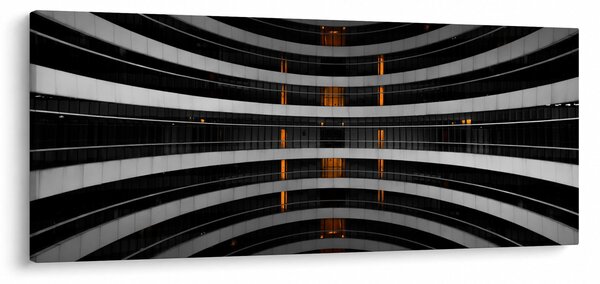 Apstraktna slika - zgrada (120x50 cm)