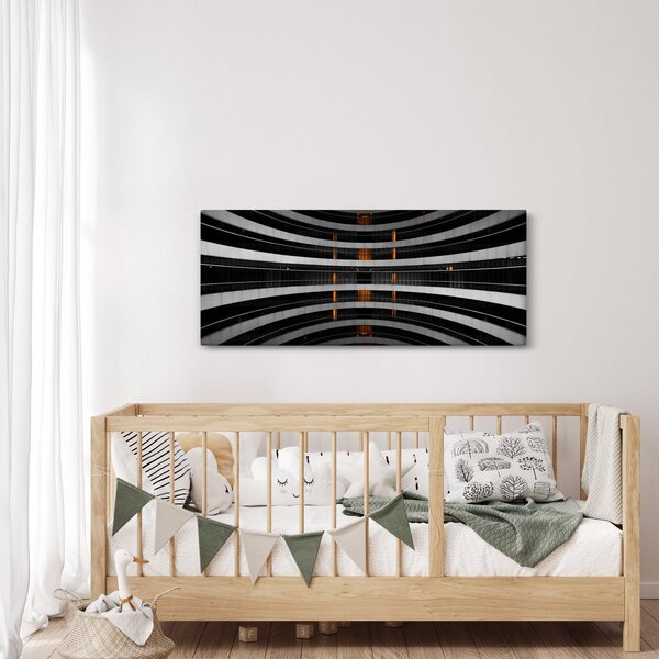 Apstraktna slika - zgrada (120x50 cm)