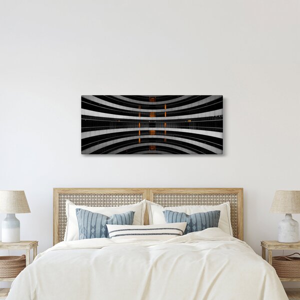 Apstraktna slika - zgrada (120x50 cm)
