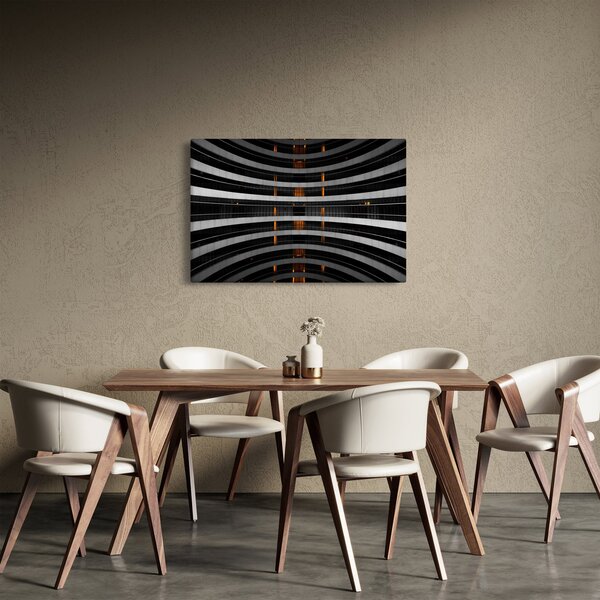 Apstraktna slika - zgrada (90x60 cm)