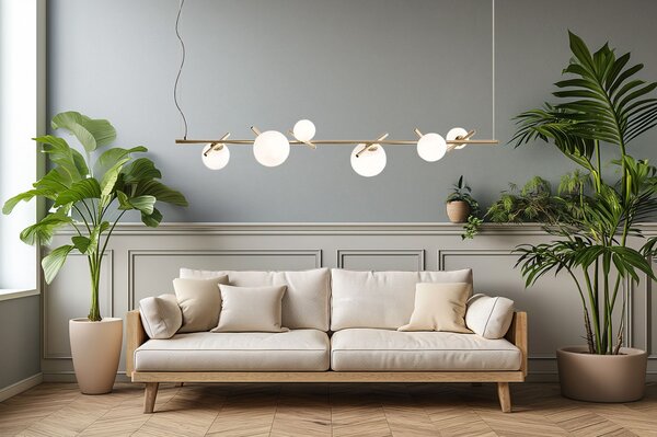 Lampa Viseća APP1664-6CP Gold